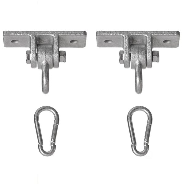 Playberg Heavy Duty Permanent Swing Hanger Brackets Set for Indoor and Outdoor Use QI004117